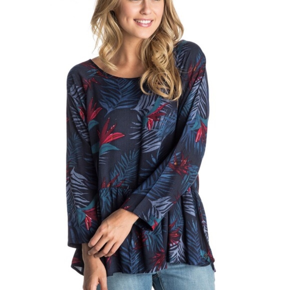 ROXY Landslide peasant top women’s medium
